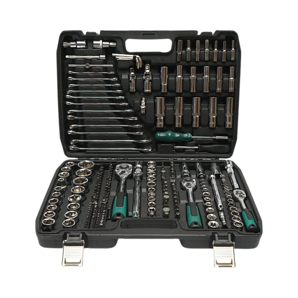 Breckner Germany 216-piece Cr-V Combination and Socket Wrench Set