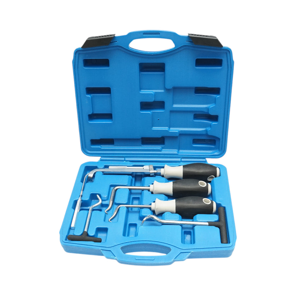 Hook set for removing gaskets, oil seals, O-rings 6 pieces Breckner Germany