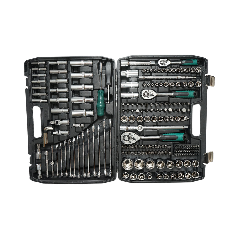 Breckner Germany 216-piece Cr-V Combination and Socket Wrench Set
