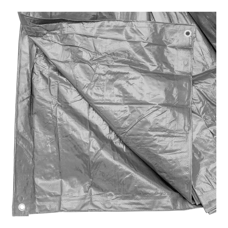 Prelate with 160g/m2 gray fastening mesh 10x12.5m Breckner Germany