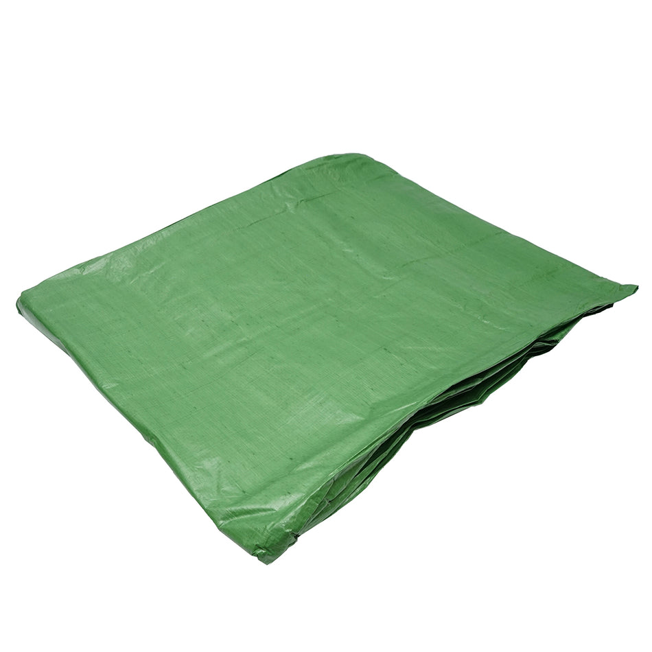 Green 100g/m2 fastening mesh tarpaulin 6x8m Breckner Germany