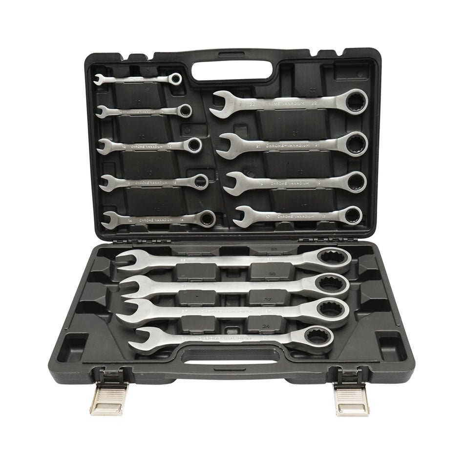 Set of 13 ratchet combination wrenches Breckner Germany