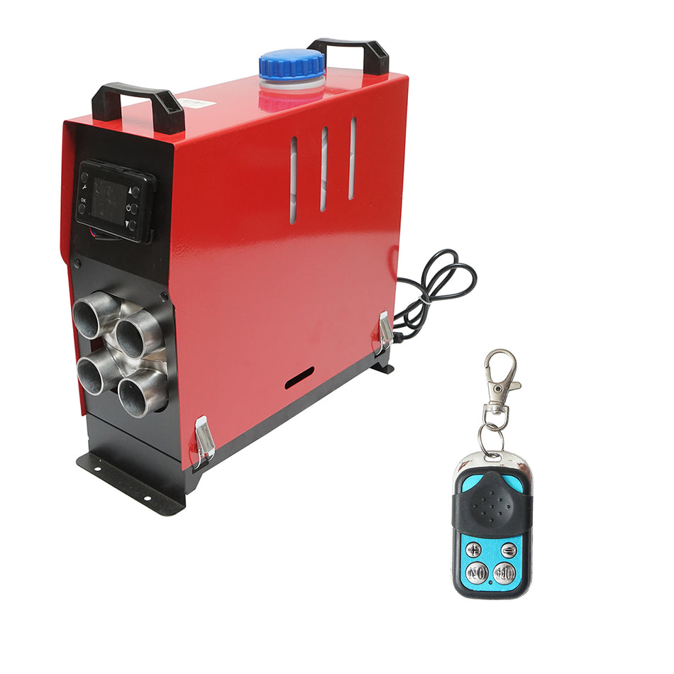 Stationary portable heater 12-24/220V, 5KW, LCD display, with remote control and Kyocera Breckner Germany candle