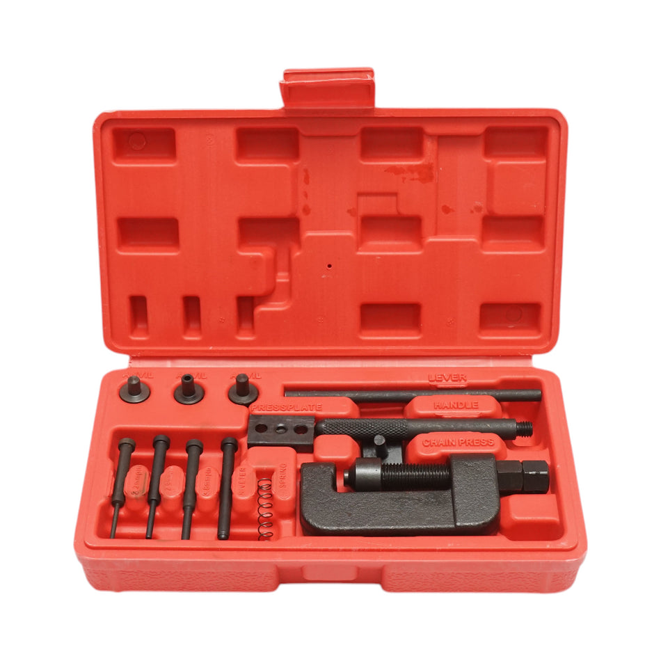 Set disassembled, riveted, and pressed timing chains transmission 12 pieces Breckner Germany