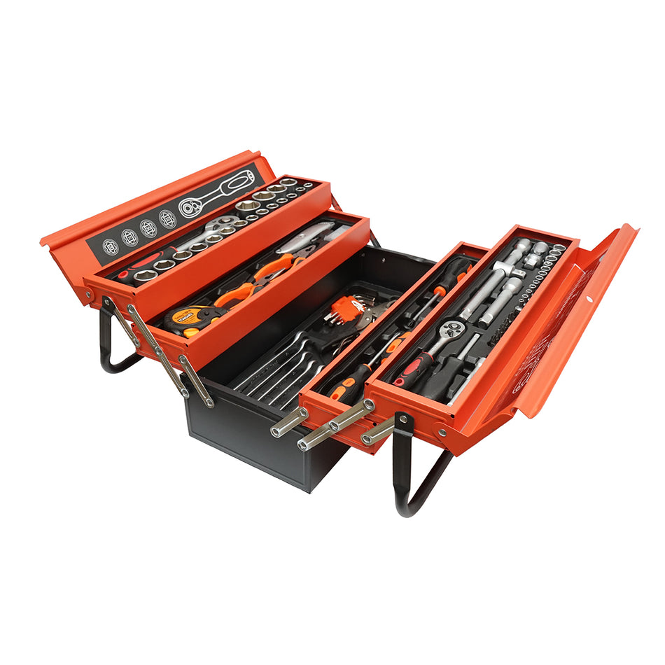 85-piece tool kit metal box 51x25x25cm