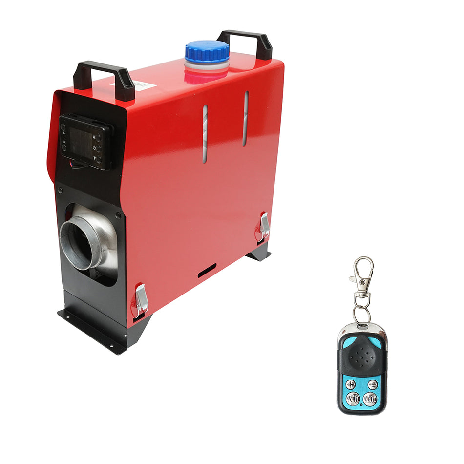 Sirocou, silent stationary heater 12/24-220V, 5KW, LCD display, with remote control and Kyocera THOR spark plug