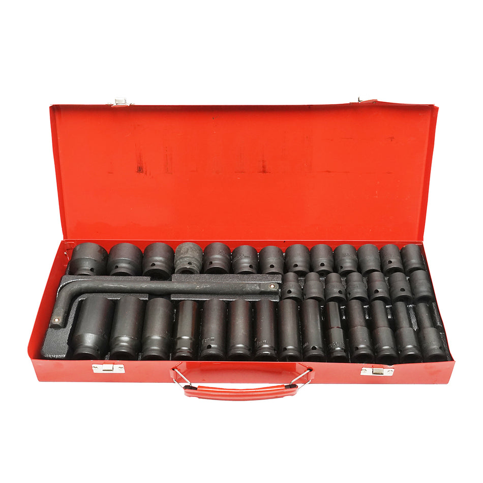 Breckner Germany tubular socket set 8-32mm 35 pieces