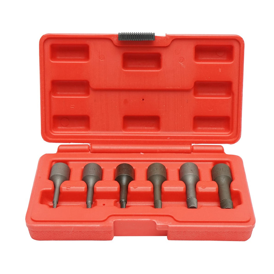 Broken, damaged screw extractor set 3/8, 6 pieces Breckner Germany