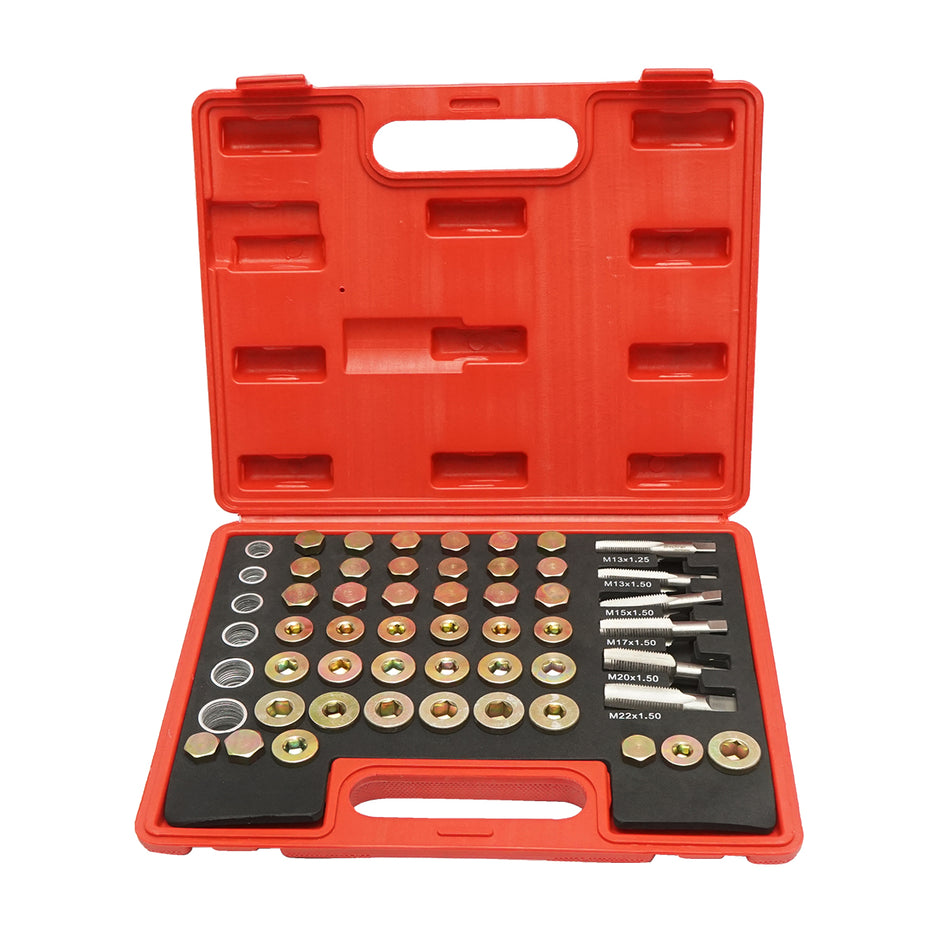 Oil Drain Plug Thread Repair Kit 120 Pieces Breckner Germany