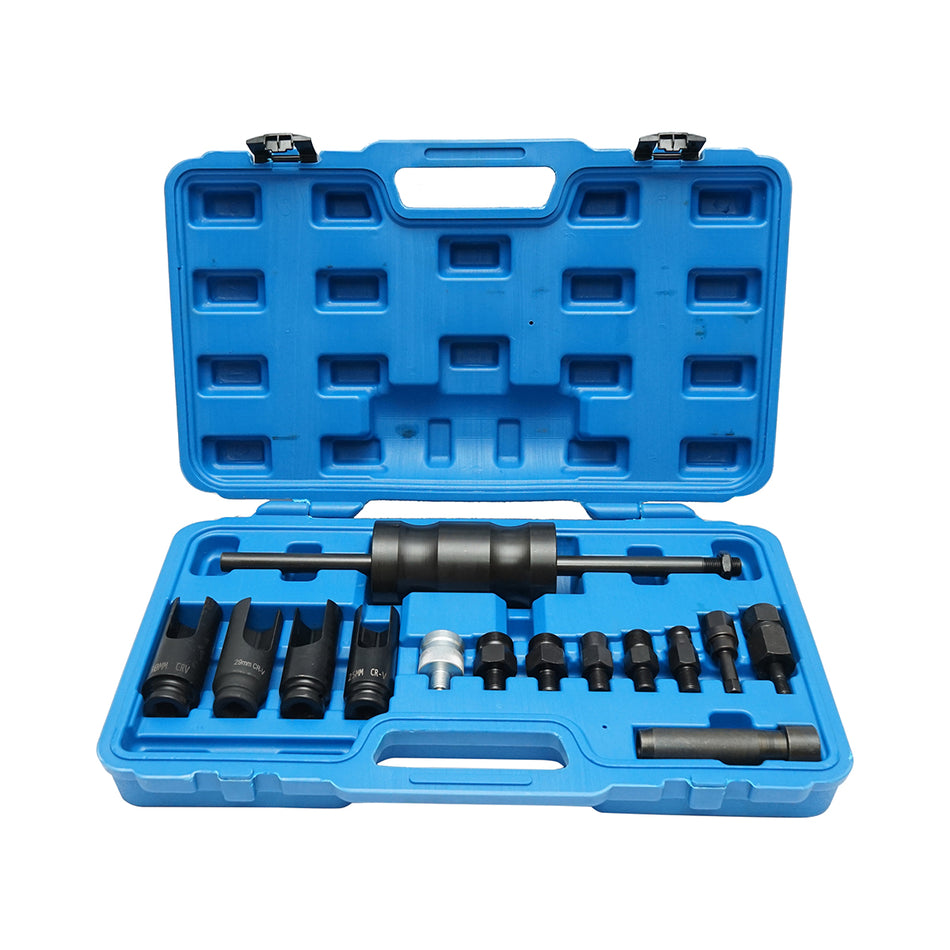 Injector puller kit with hammer for stuck injectors 14 pieces Breckner Germany