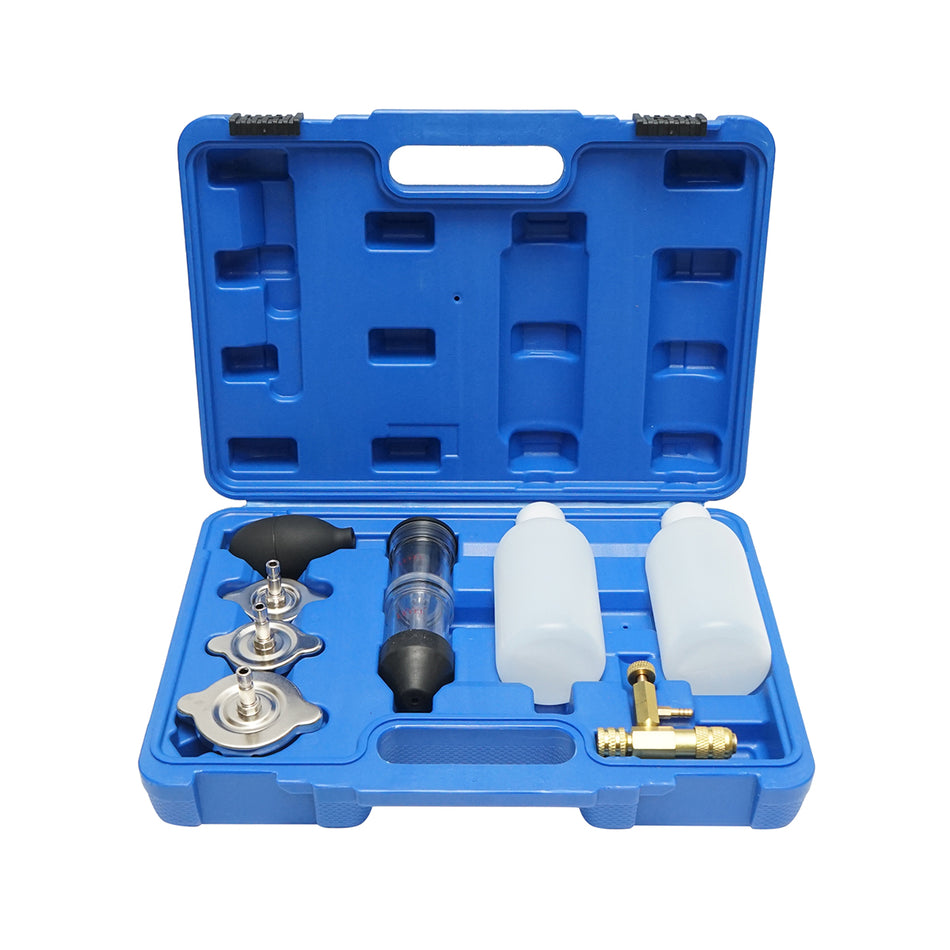 CO2 tester kit for coolant, exhaust gas detection, cylinder head gasket Breckner Germany