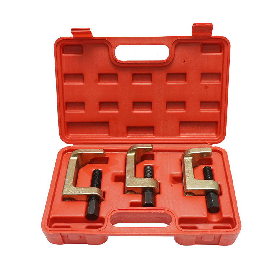 C-type press kit for pivots, ball joints, tie rod ends 55-63-73mm 3 pieces