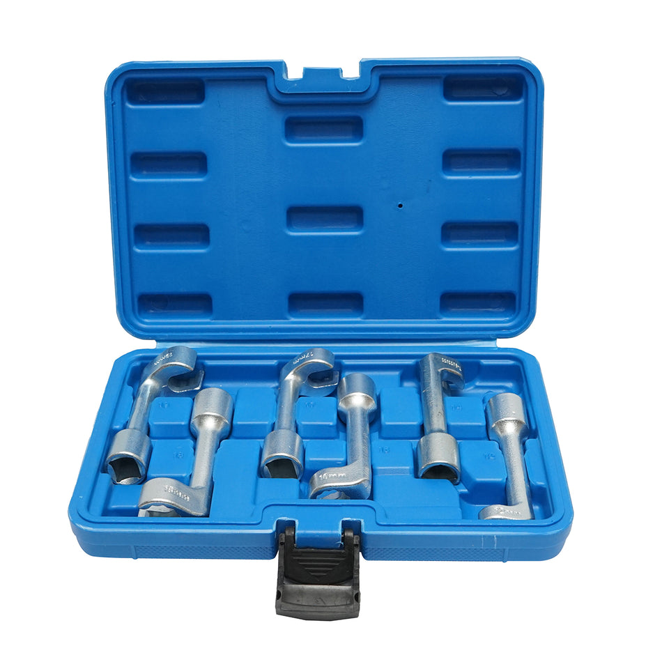Tubular socket set for injectors, pipes 12, 14, 16, 17, 18, 19mm Breckner Germany