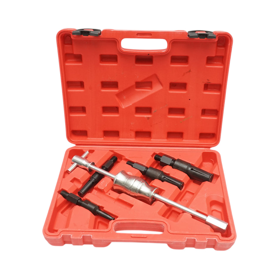 Injector puller press kit, bushings, inner bearings with inertial sliding hammer 10-32mm Breckner Germany