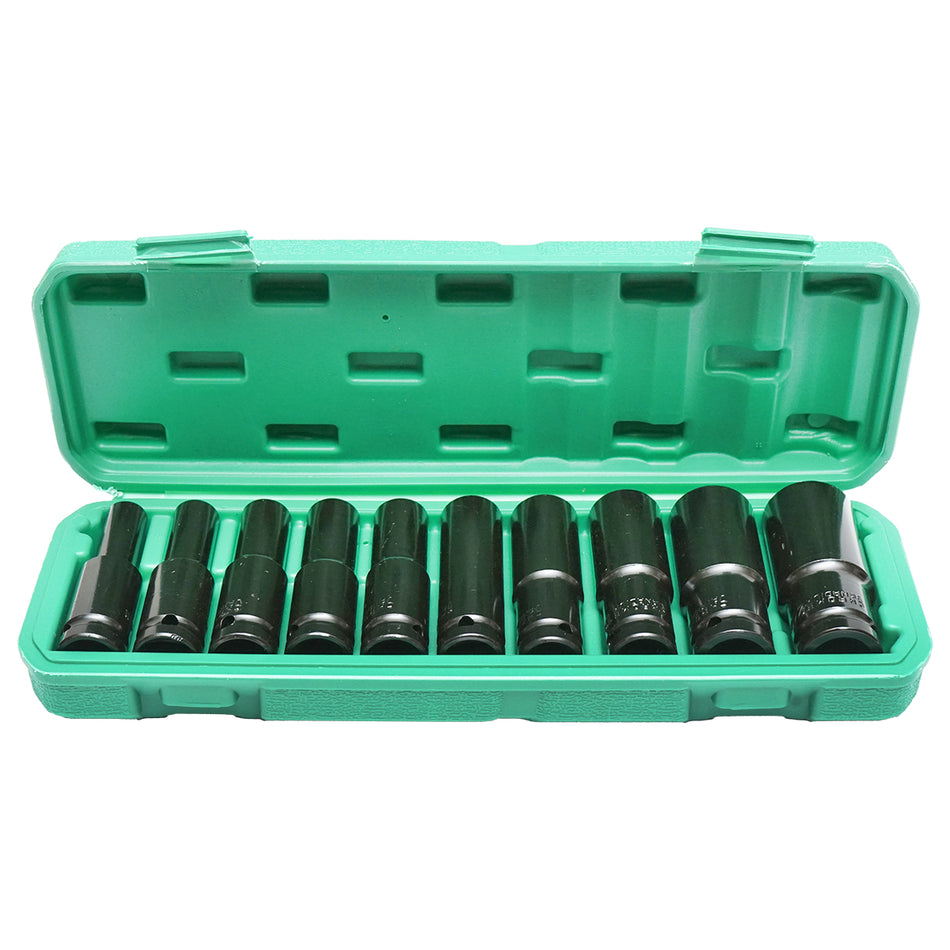 10-piece long impact socket wrench set Breckner Germany