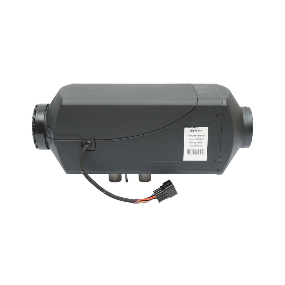 Stationary heater, sirocco 12-24V, 5KW, LCD display, with remote control and Kyocera Breckner Germany glow plug