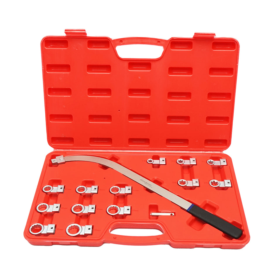 Tensioner pulley key set, timing belt tensioners, 14 pieces Breckner Germany