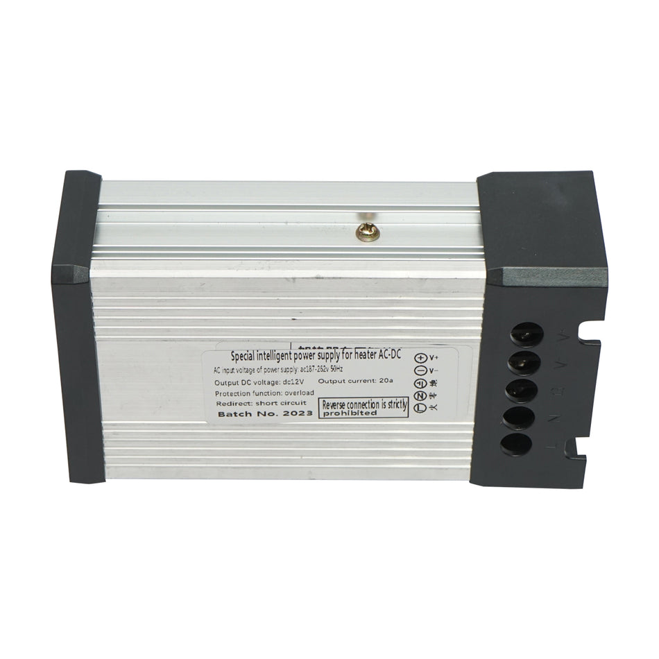 Transformer for stationary heater, sirocou 220V-12V