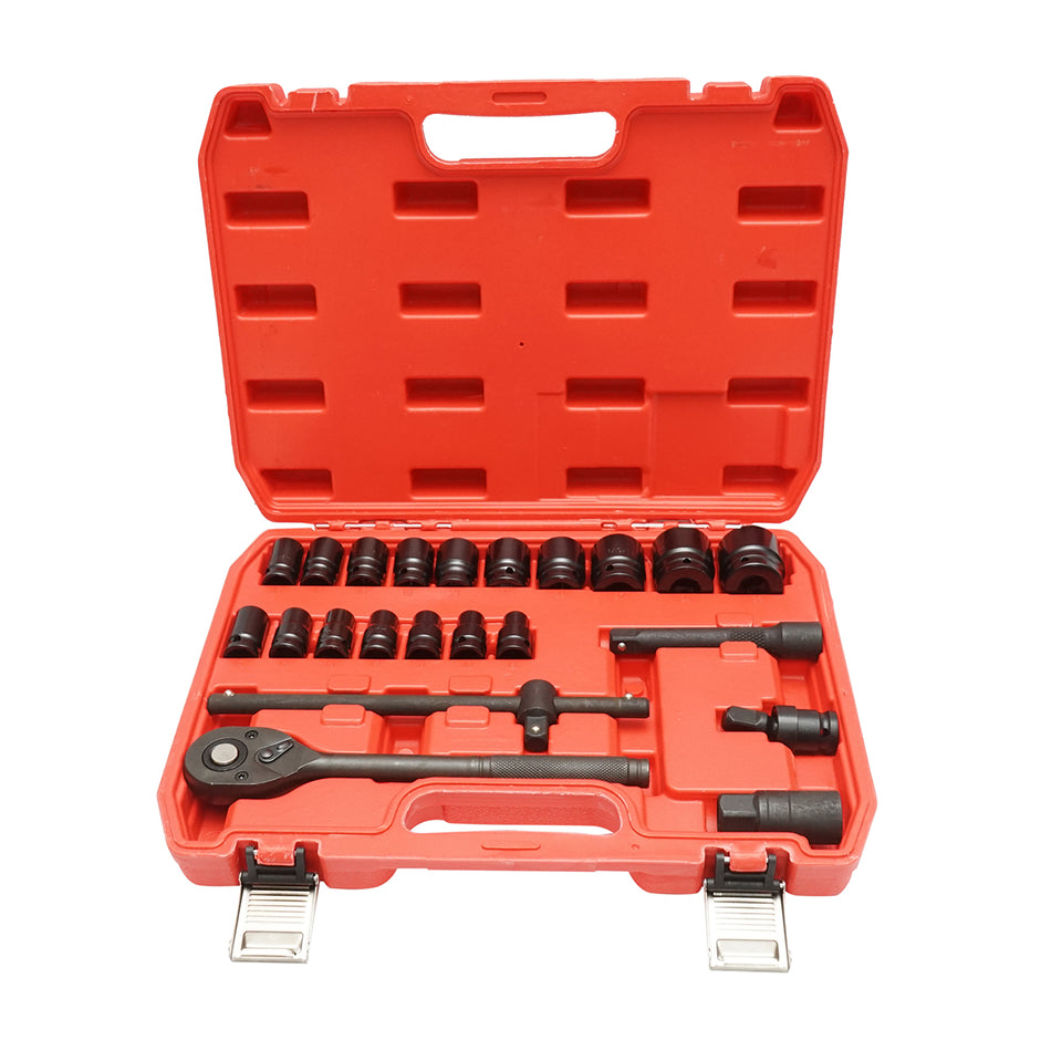 Tubular socket wrench set 8-32mm, ratchet driver 23 pieces Breckner Germany
