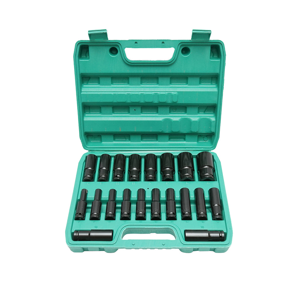 Long tubular key set 8-32mm 20 pieces Breckner Germany