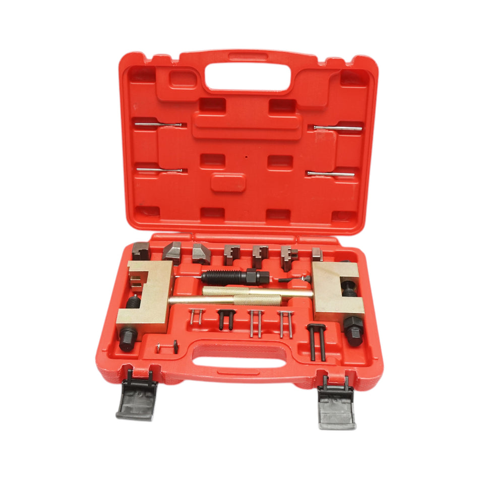 Disassembled, riveted, and pressed timing chains kit Mercedes-Benz M272 M273 Breckner Germany