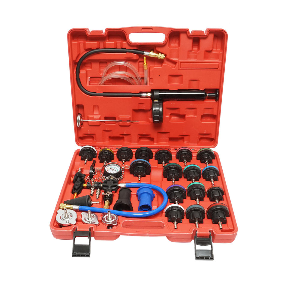 Radiator and Cooling System Pressure Testing Kit 28 Pieces Breckner Germany