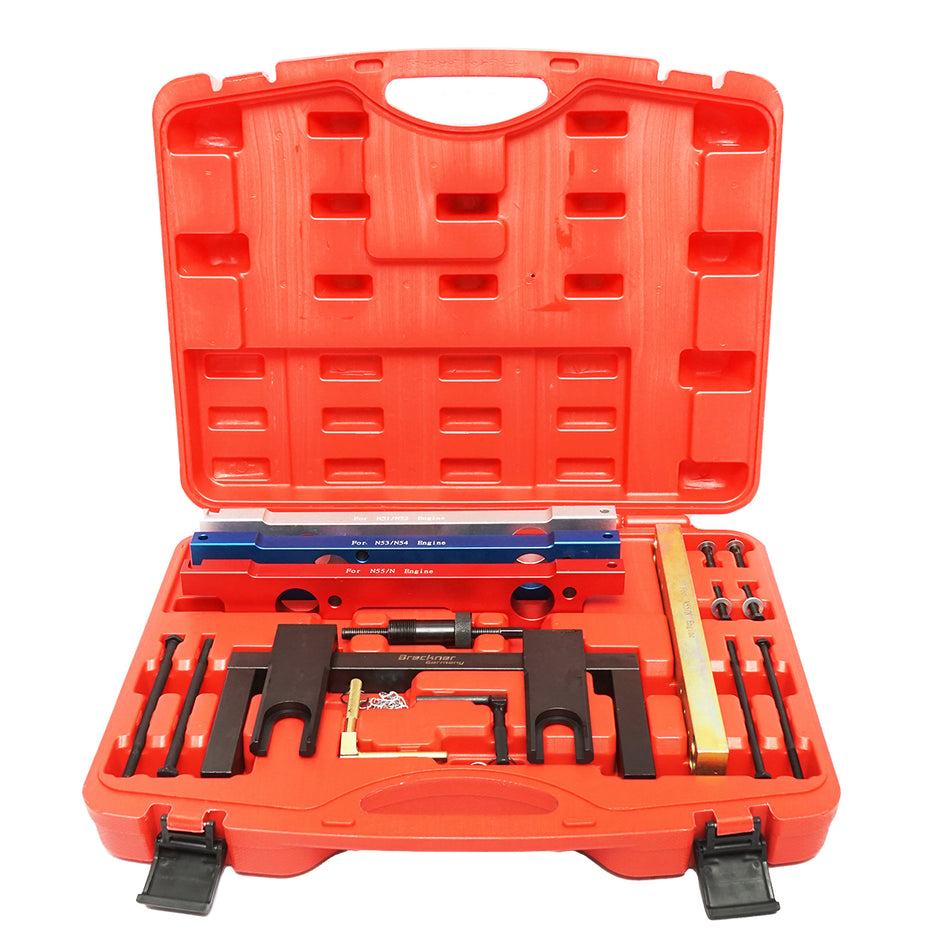 Timing lock and fixation tool kit BMW N51, N52, N53, N55 Breckner Germany