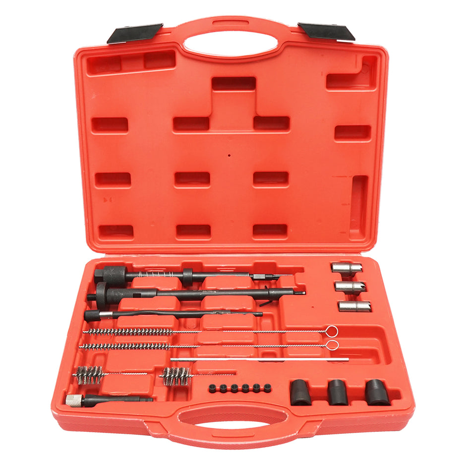 Injector seat cleaning cutter set 21 pieces Breckner Germany
