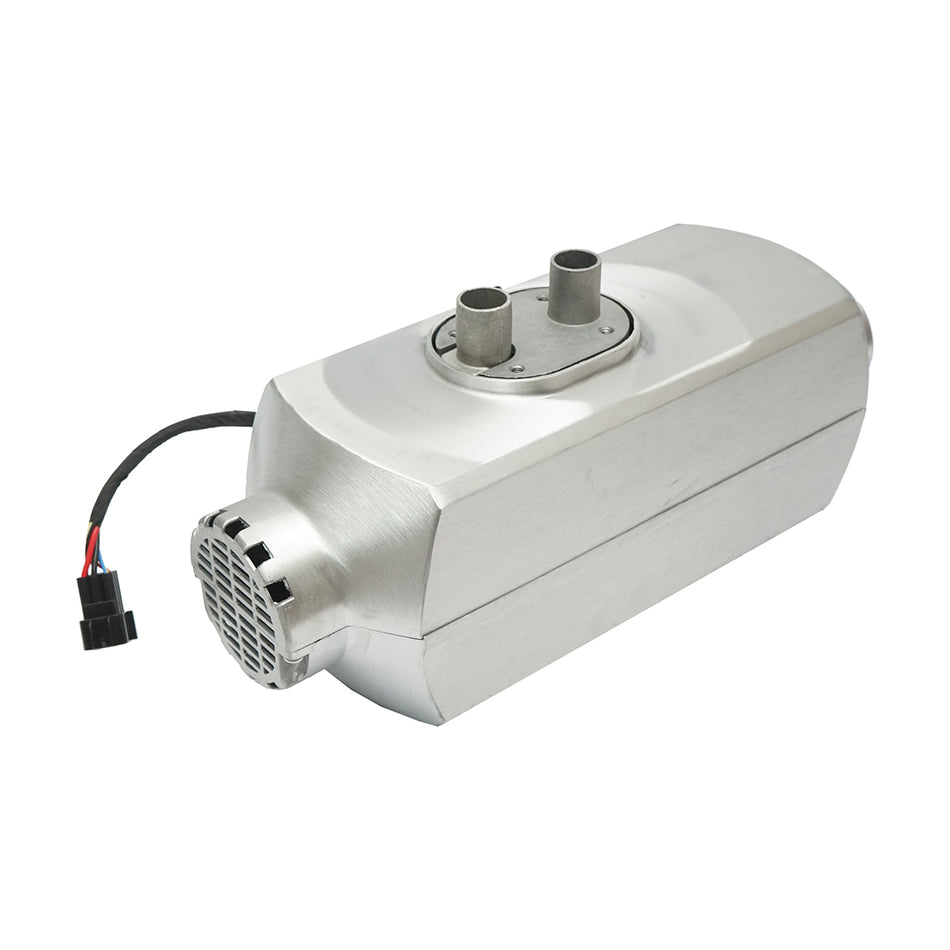 Stationary heater, sirocco 12-24V, 5KW with remote control, LCD display, and Kyocera spark plug Breckner Germany