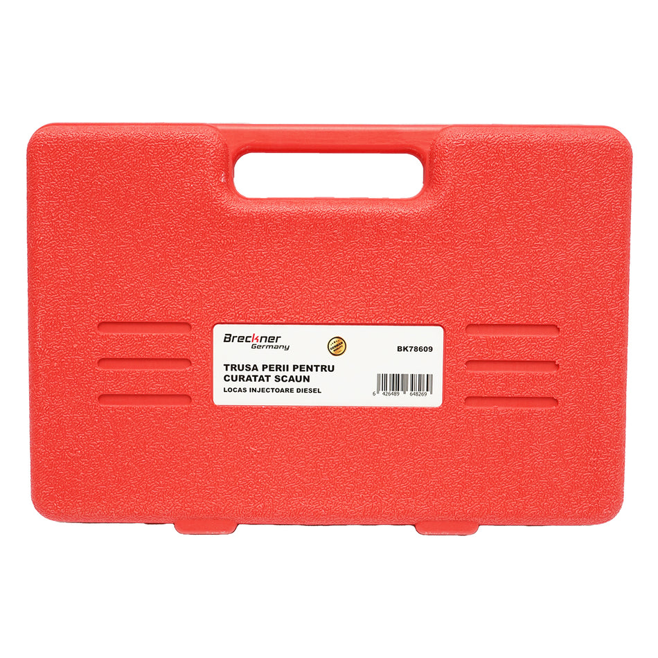 Brush kit for cleaning diesel injector seat/injector housing Breckner Germany