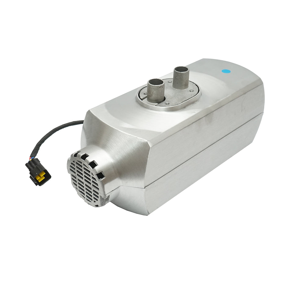 Sirocou, 12V stationary heater, 5KW with remote control, LCD display, and Kyocera Breckner Germany spark plug
