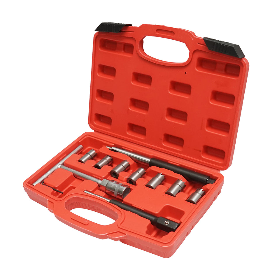 Injector seat cleaning cutter set 11 pieces Breckner Germany