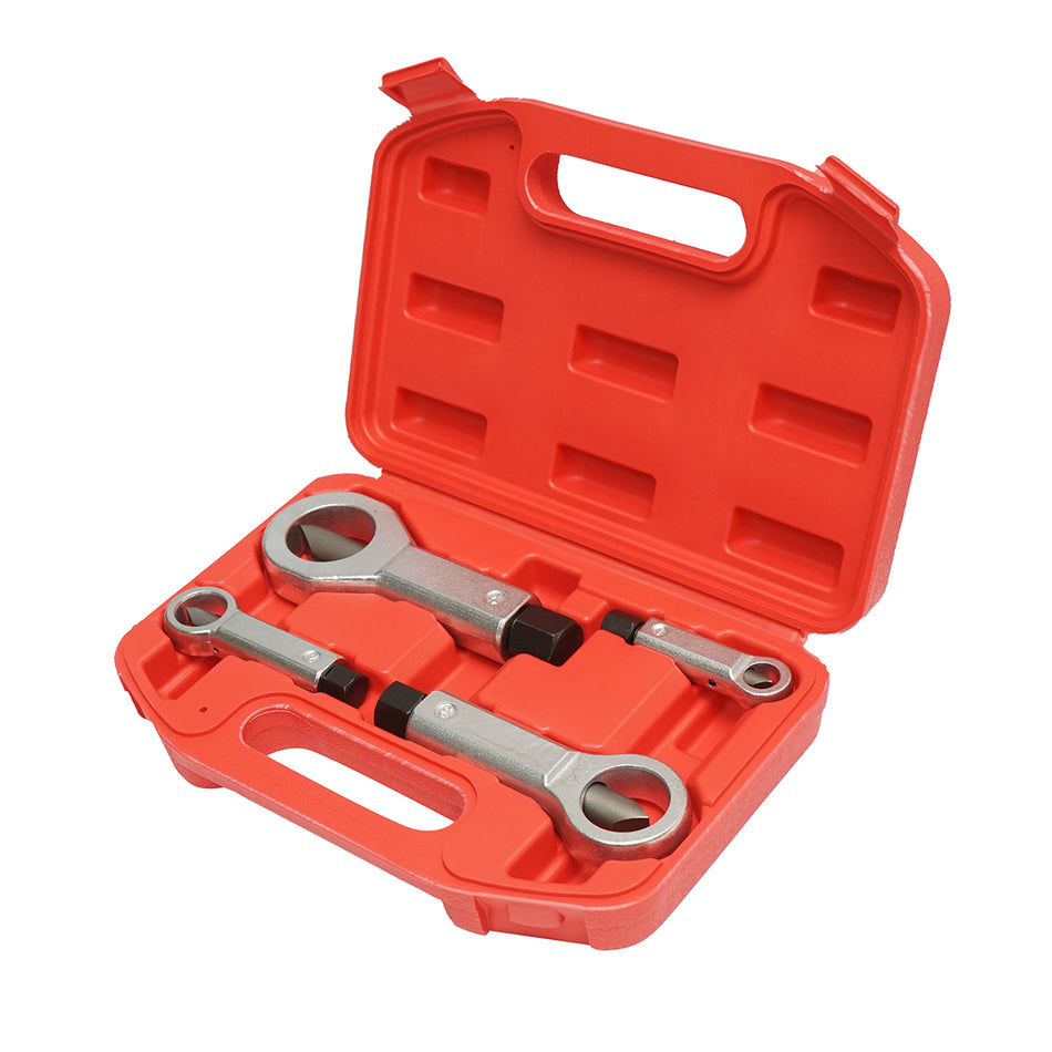 Set of devices for cutting and breaking stuck, seized, rusted nuts 9-27mm Breckner Germany
