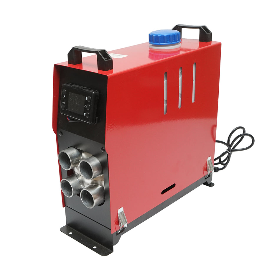 Stationary portable heater 12-24/220V, 5KW, LCD display, with remote control and Kyocera Breckner Germany candle
