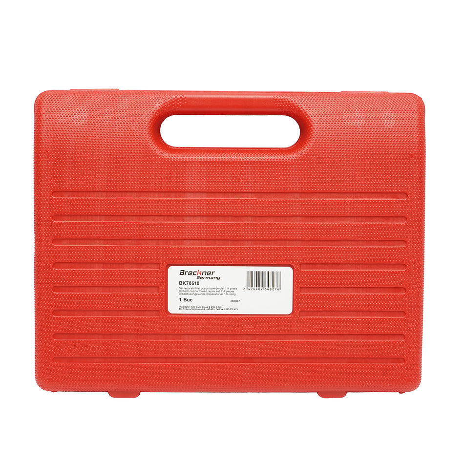 Thread repair kit for oil pan drain plug, gearbox, differential 114 pieces Breckner Germany