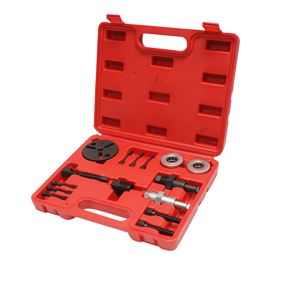 Clutch Bearing Puller Set for Air Conditioning Compressor 15 Pieces Breckner Germany