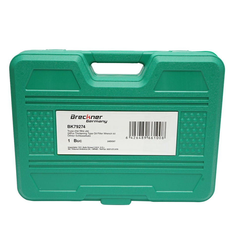 Oil Filter Wrench Set 24 Pieces Breckner Germany