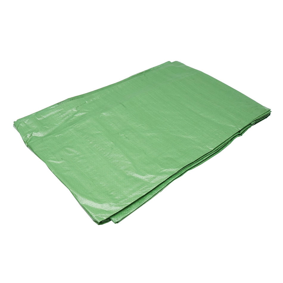 Green 100g/m2 tarpaulin with eyelets 4x6m Breckner Germany