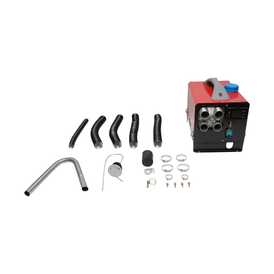 Stationary heater, 12V sirocco fan, 5KW, LCD display, with remote control Breckner Germany