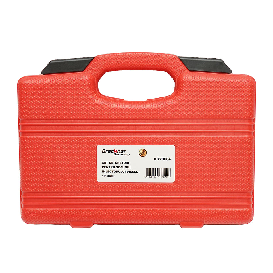 17-piece cutting tool kit for diesel injector seat Breckner Germany